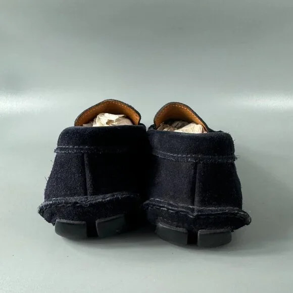 Prada Navy blue Suede Leather Driving Loafers, Size 7 (US8)